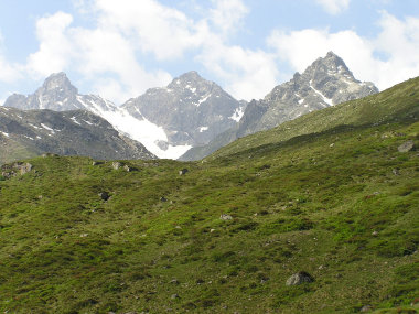 In der Bildmitte das Gr. Seehorn.