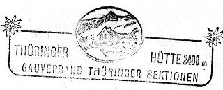 Thüringer Hütte, Hüttenstempel