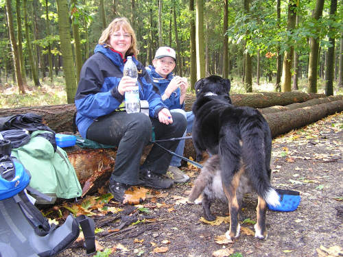 Rast auf dem Weg zur Silbermühle