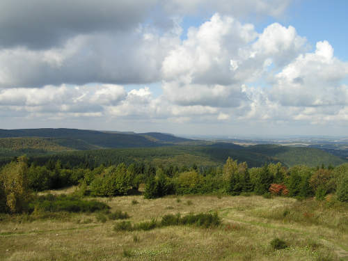 Aussicht vom Preußischen Velmerstot in Richtung Nordosten