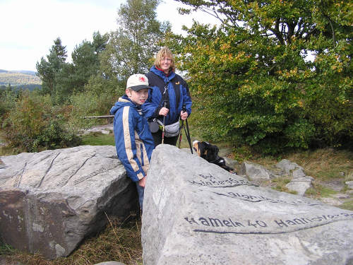 Andrea und Nils Räther am Lippischen Velmerstot