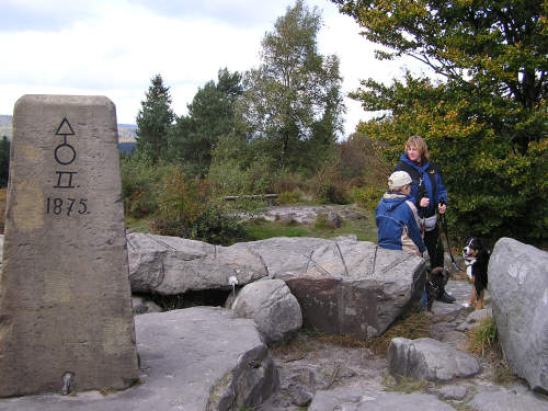 Obelisk auf dem Lippischen Velmerstot