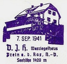 Waxriegelhaus, Hüttenstempel