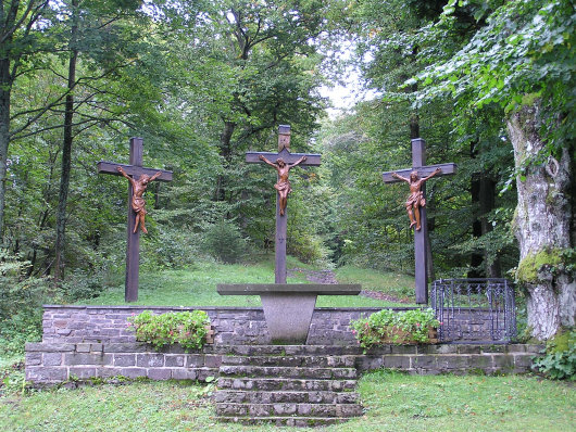 Kreuzigungsgruppe auf dem Wilzenberg.